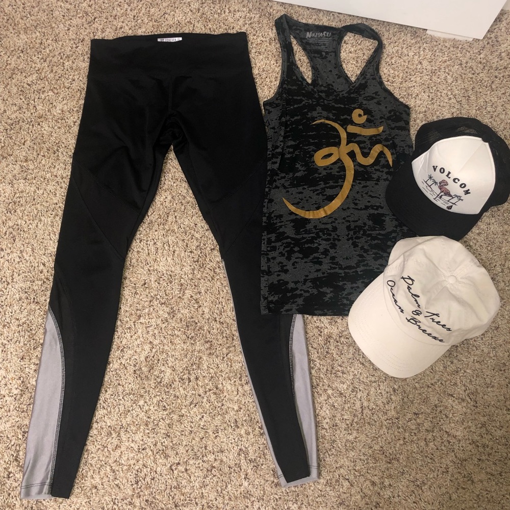 Bundle of athletic clothes